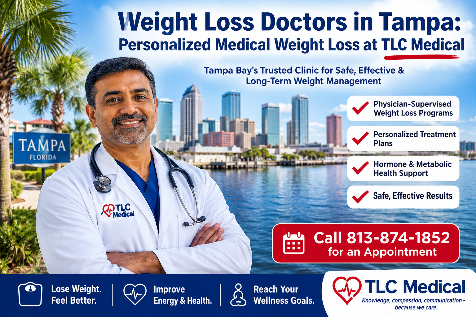 You are currently viewing Weight Loss Doctors in Tampa: Personalized Medical Weight Loss at TLC Medical