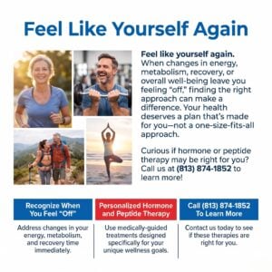 Read more about the article Hormone and Peptide Therapy in Tampa, FL: Personalized Wellness Care