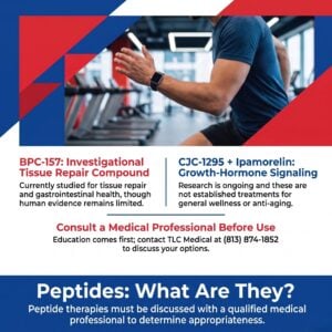 Read more about the article Weight Loss Peptides in Tampa, FL: Understanding BPC-157, CJC-1295 and Ipamorelin